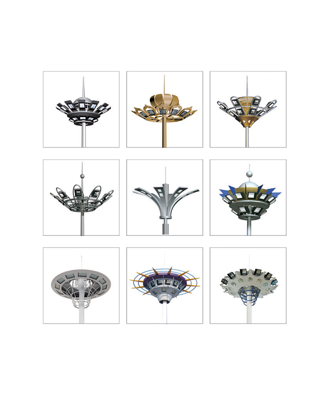 GGD-007/GGD-008/GGD-009/GGD-010/GGD-011/GGD-012/GGD-013/GGD-014/GGD-015 Уличная лампа с высоким полюсом