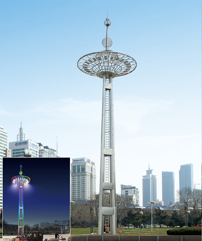 LD-GG-0005 Уличная лампа с высоким полюсом