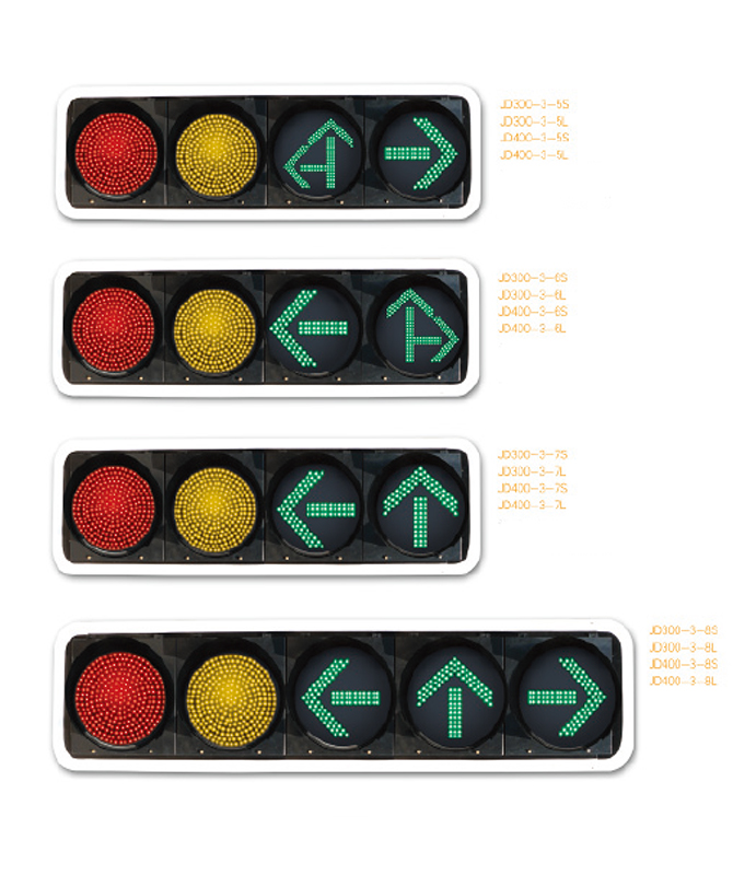 300, 400 Светодиодные автомобильные световые светильники Полный сигнал с полным экраном